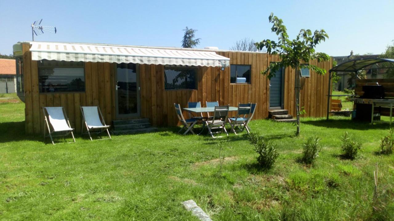 Mobil Home Vintage A La Ferme Des Buttons Rosnay  Exterior photo